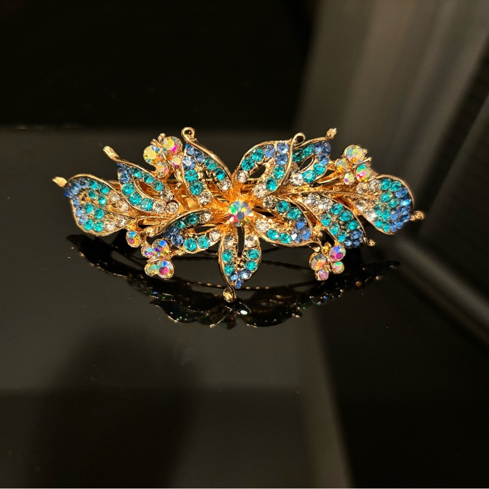 Beautiful Flower Hair Barrette